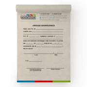 Bloco de Atestado 15x21cm Reciclato 90g