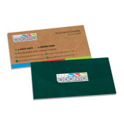 Cartão de Visita Kraft 8,7x4,7 cm