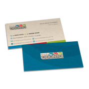 Cartão de Visita Ecológico 8,7x4,7 cm